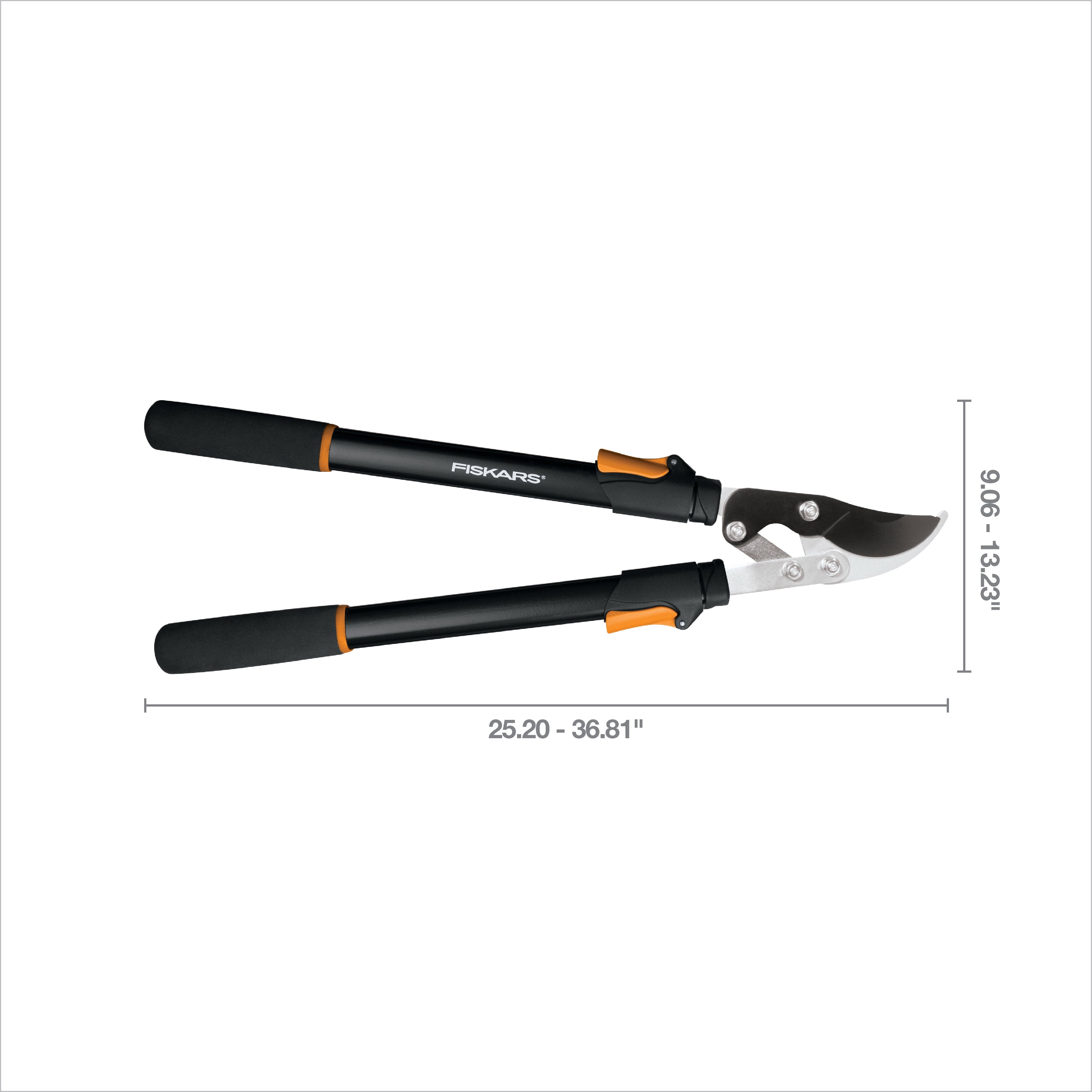 Fiskars Power-Lever Telescopic Lopper, Extendable Bypass Lopper 25"-37", 1-3/4" Dia. Cut Capacity - Image 2