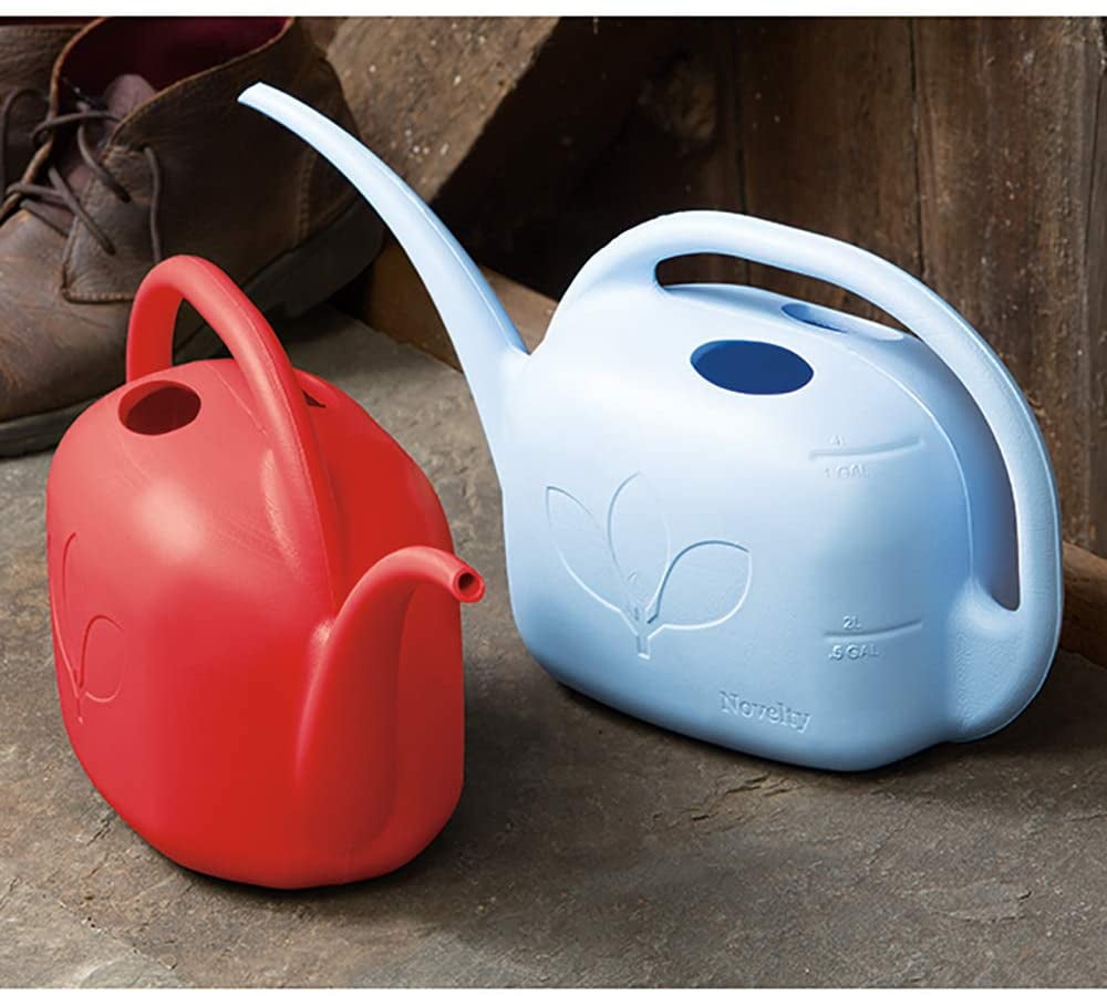 1-Gallon Indoor Watering Can, Red - Image 2