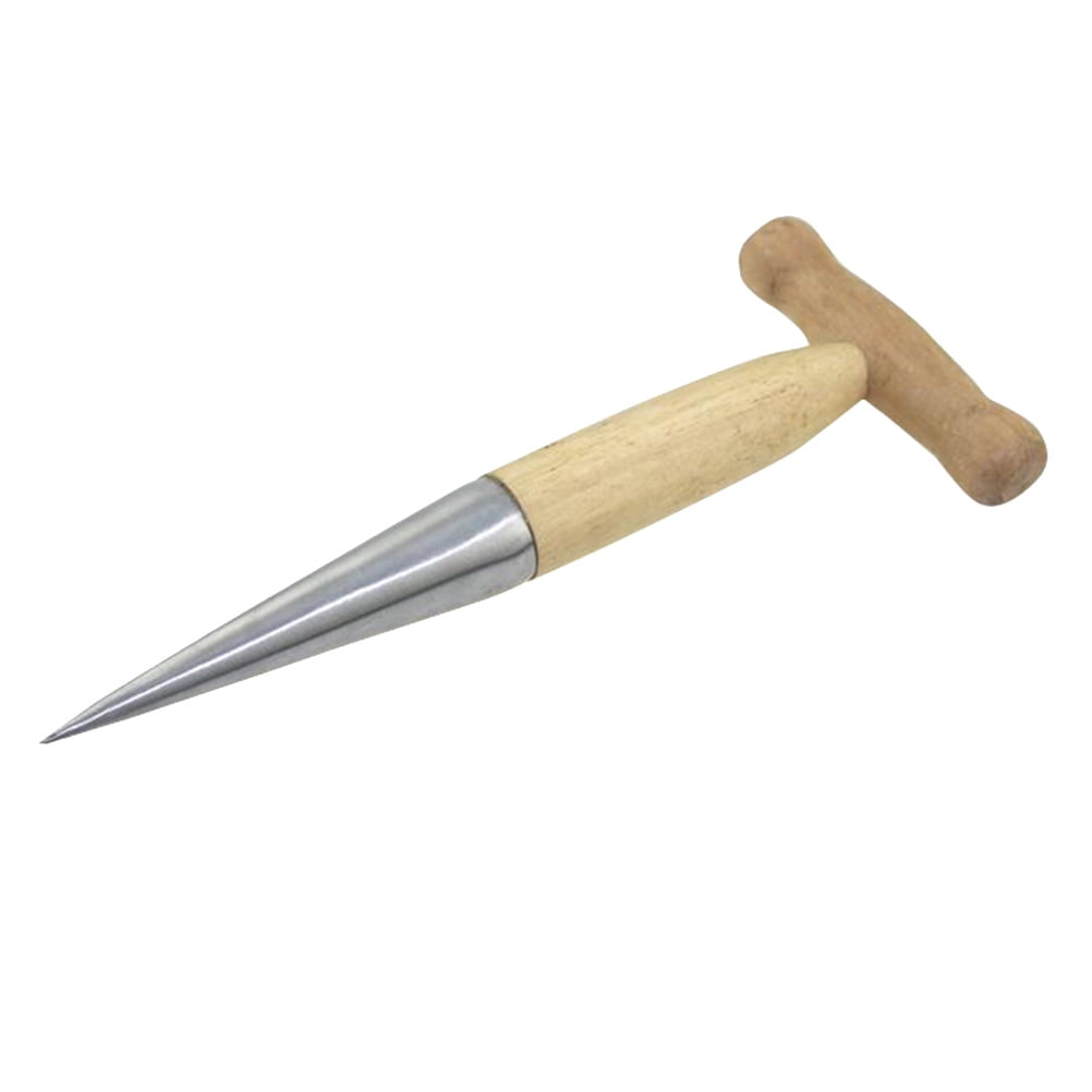 WEAVILUX Dibbler Weavilux Garden Tool Stainless Steel Wood for Soil Loosening and Planting - Image 3