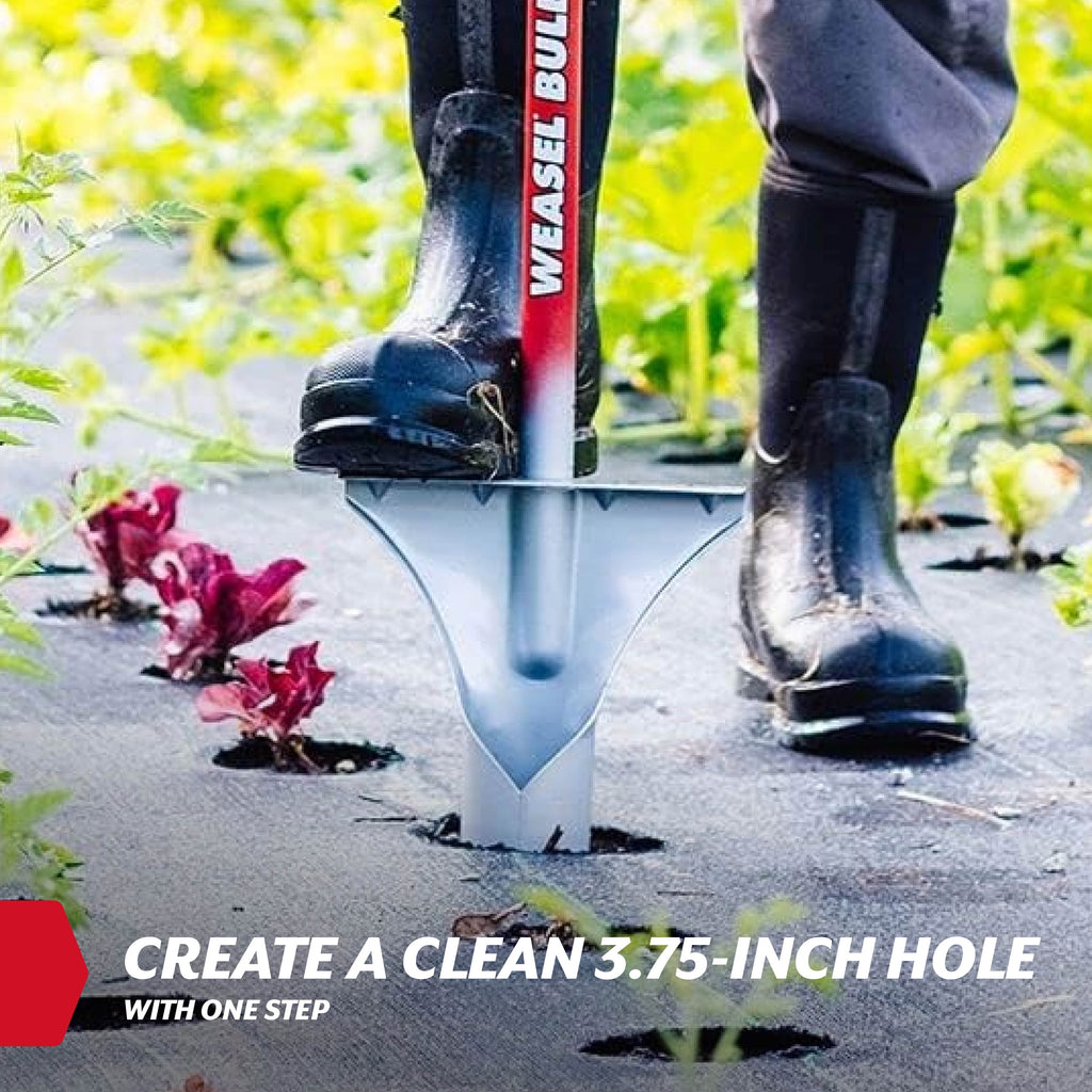 Bulb Planter Tool with Footplate and 6-Inch Steel Tip - Image 2