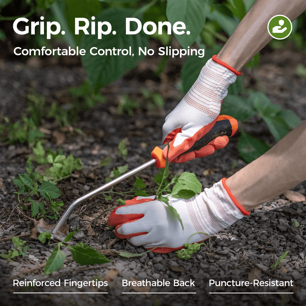 3 Pair , Grip Enhanced Work for Weeding, Planting Indoor Outdoor Garden Tasks - Image 6