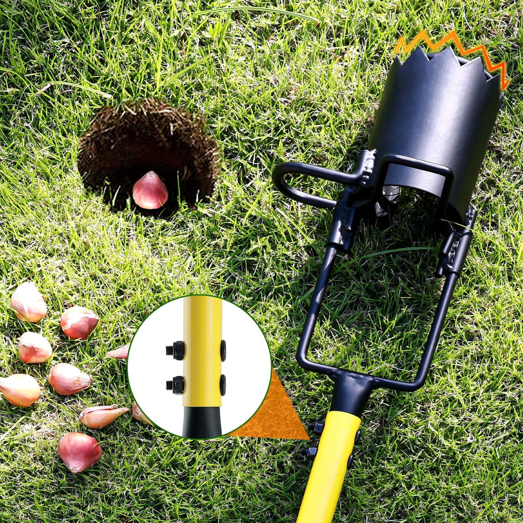39Inch Tool Long Handle,Grass Plug Tool,Sod Plugger Trans with Soft Grip,Lawn Plug Garden Tool for Transplanting,Digg... - Image 5