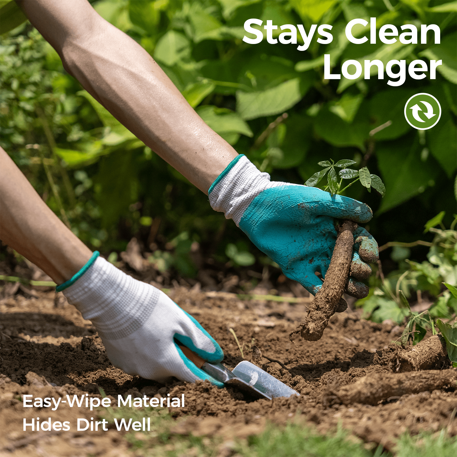 3 Pair , Grip Enhanced Work for Weeding, Planting Indoor Outdoor Garden Tasks - Image 3