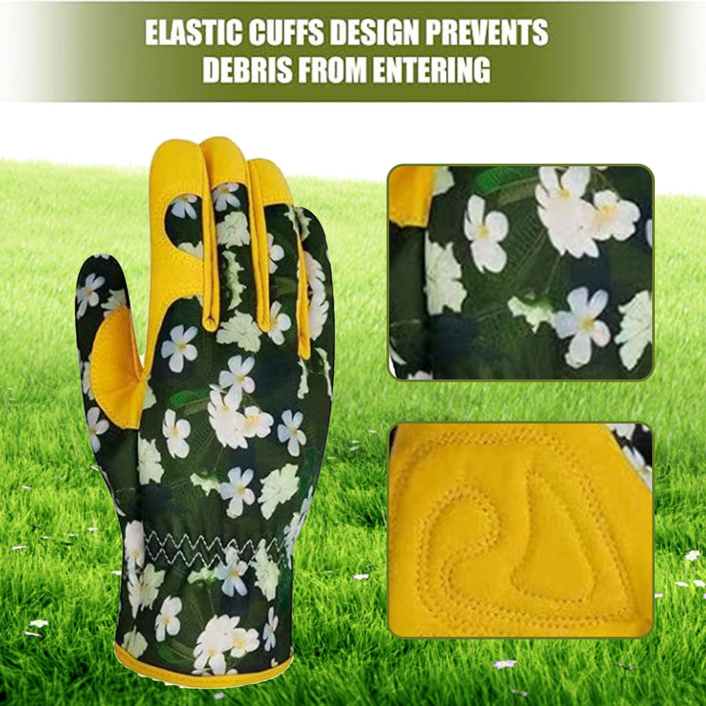 Clearance! Gloves Gardening Gloves for Women Leather Garden Gloves Thorn Proof Outdoor Protective Working Gloves for ... - Image 5