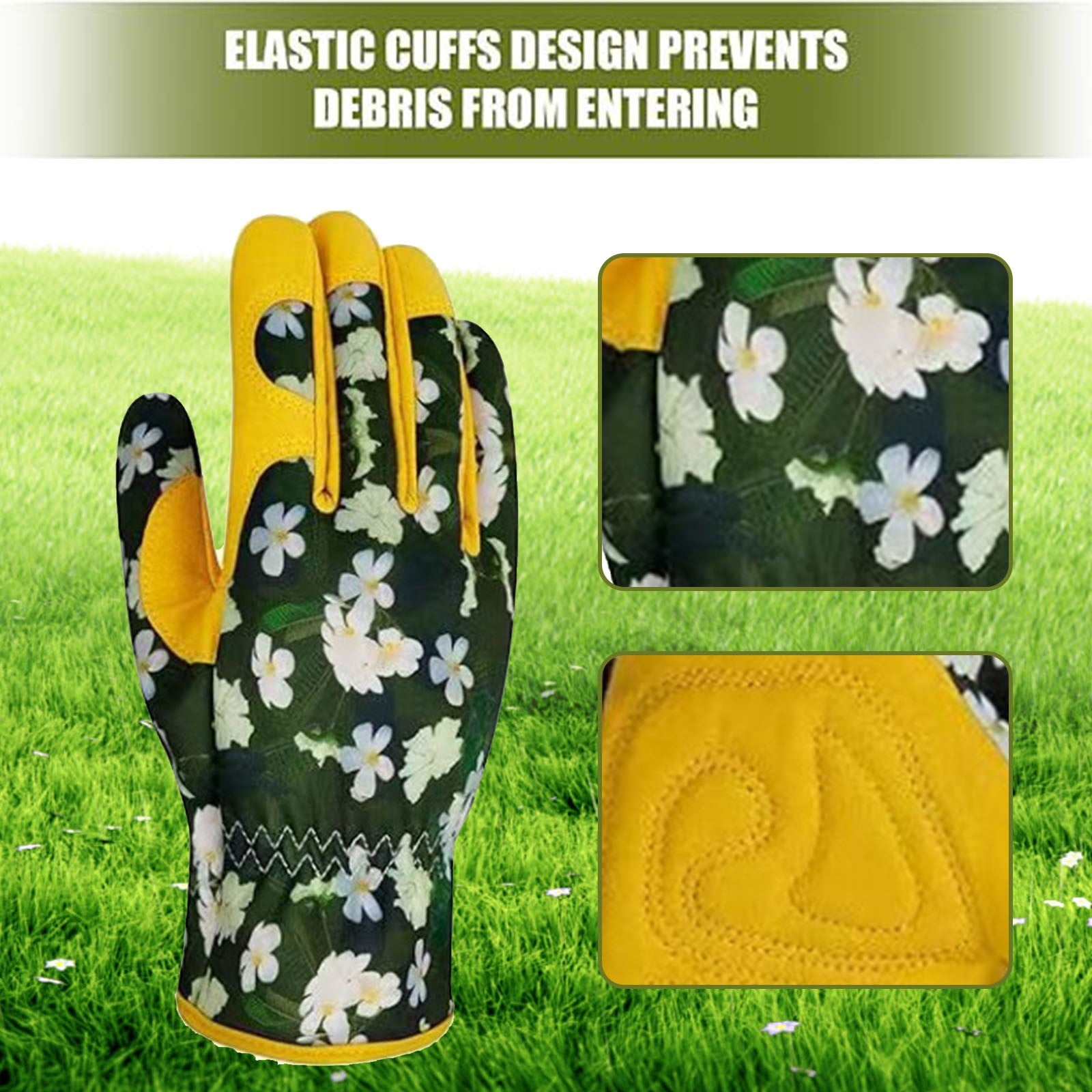 Clearance! Gloves Gardening Gloves for Women Leather Garden Gloves Thorn Proof Outdoor Protective Working Gloves for ... - Image 5