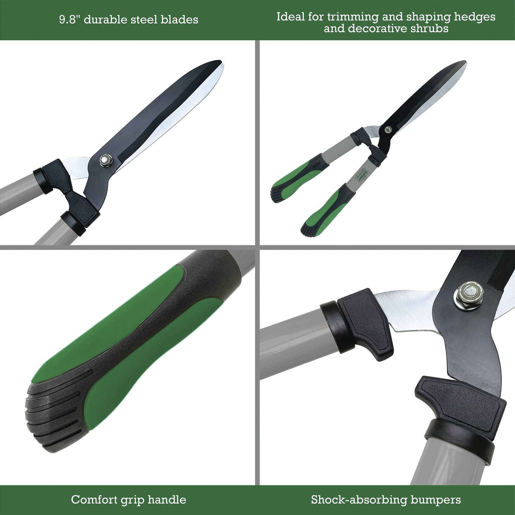 Expert Gardener 20 inch Hedge Shear,   Green and Black Color - Image 3