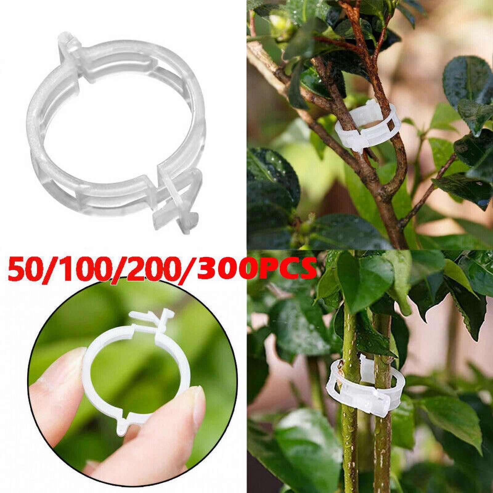 Plant Support Clips Ties Veggie Trellis Stake Greenhouse Tomato Garden Tools - Image 2