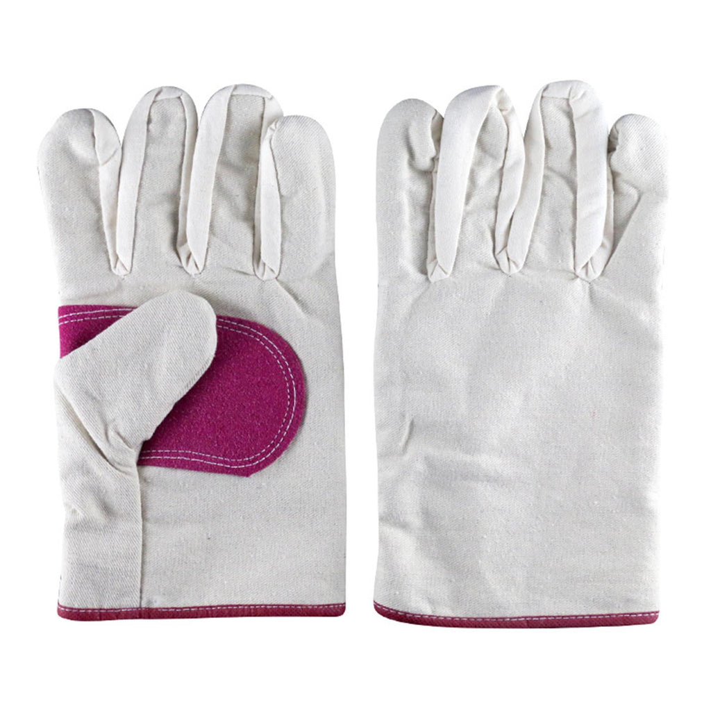 Work Gloves for Durian Picking Hand Protection Canvas Heat Resistant Garden Gloves for Framer Adults Planting Firepla...