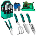 topjuju 7 Pcs Gardening Tools Set, Gardening Hand Tools with Rust-Proof,Stainless Steel,High Quality Aluminum Alloy Material, Gardening Supp